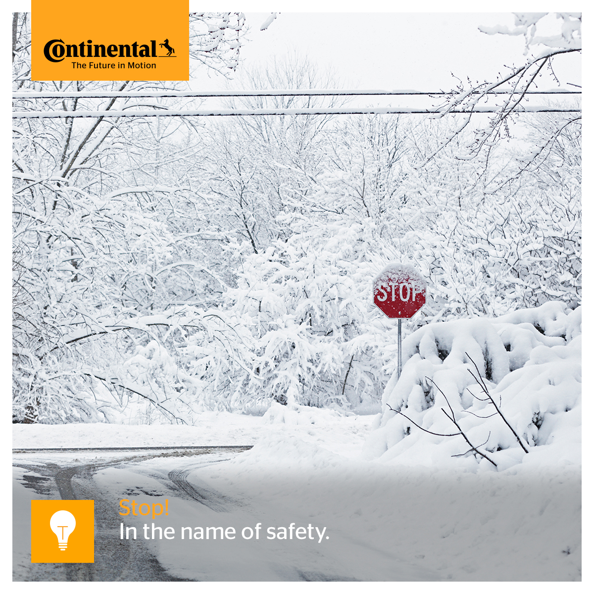 ContiUK's tweet photo. #DidYouKnow Stop signs are octagonal 🛑 to make them easy to recognise at a glance, even from the back, at night or in winter when they may be covered in snow or ice.
#Continental #Tyres #ContinentalTyres #Snow #Winter #DrivingTips #DrivingInSnow https://t.co/R8Ehr46kvK