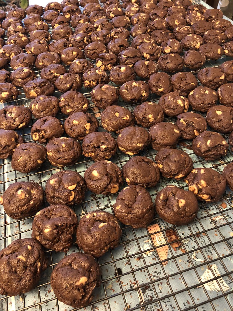 Official shot of Cookie #8, Chocolate Peanut Butter Chip. They’re delicious because chocolate and peanut butter is one of those perfect pairings... like chocolate and most things.