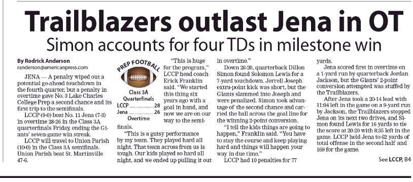 CoachTCaheeII's tweet photo. Jobs not done, but we’re on to the Semis ‼️
#UnionParishWeek https://t.co/CBhsJOy8pP