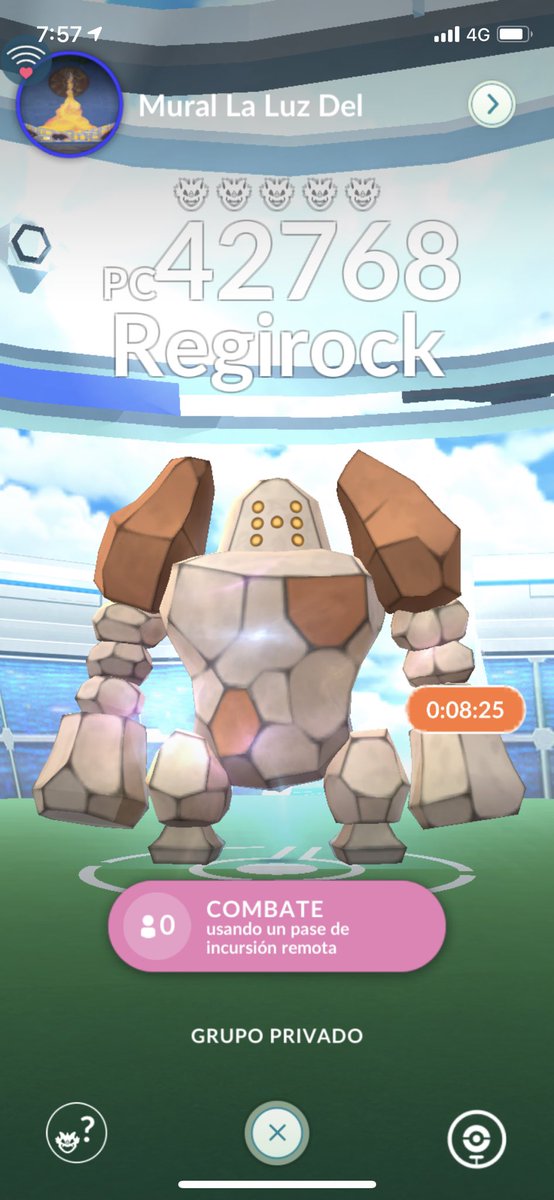 gr992020's tweet photo. Regirock raid 
Raid now
#pokemongo #PokemonGoRaids https://t.co/y6FVDXmOtP