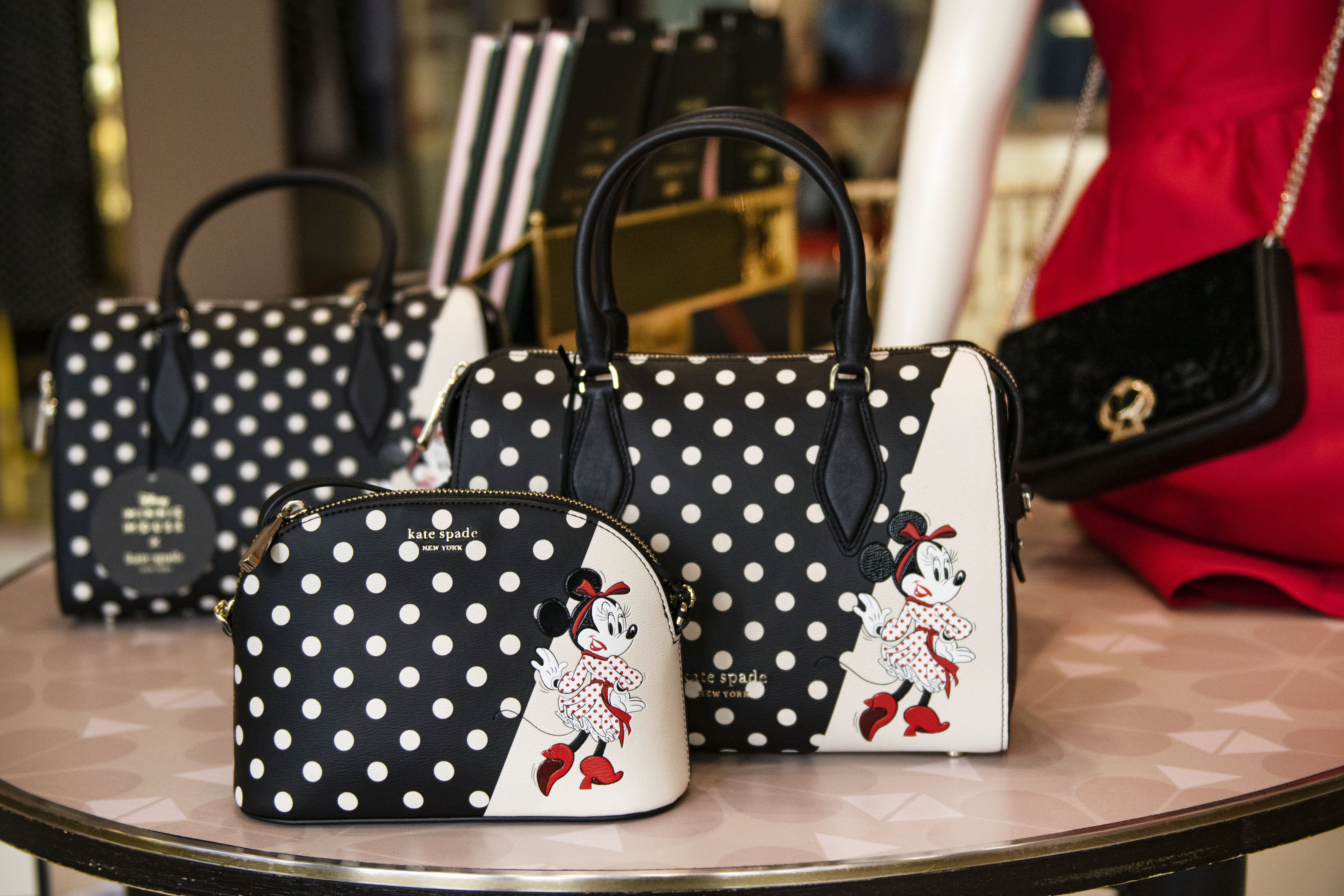 Disney Springs on X: Your new go-to bag just arrived at @katespadeny!  😍✨🐭 Shop the new Minnie Mouse x Kate Spade collection exclusive to  #DisneySprings. 👜 Call the store at (407) 560-0148