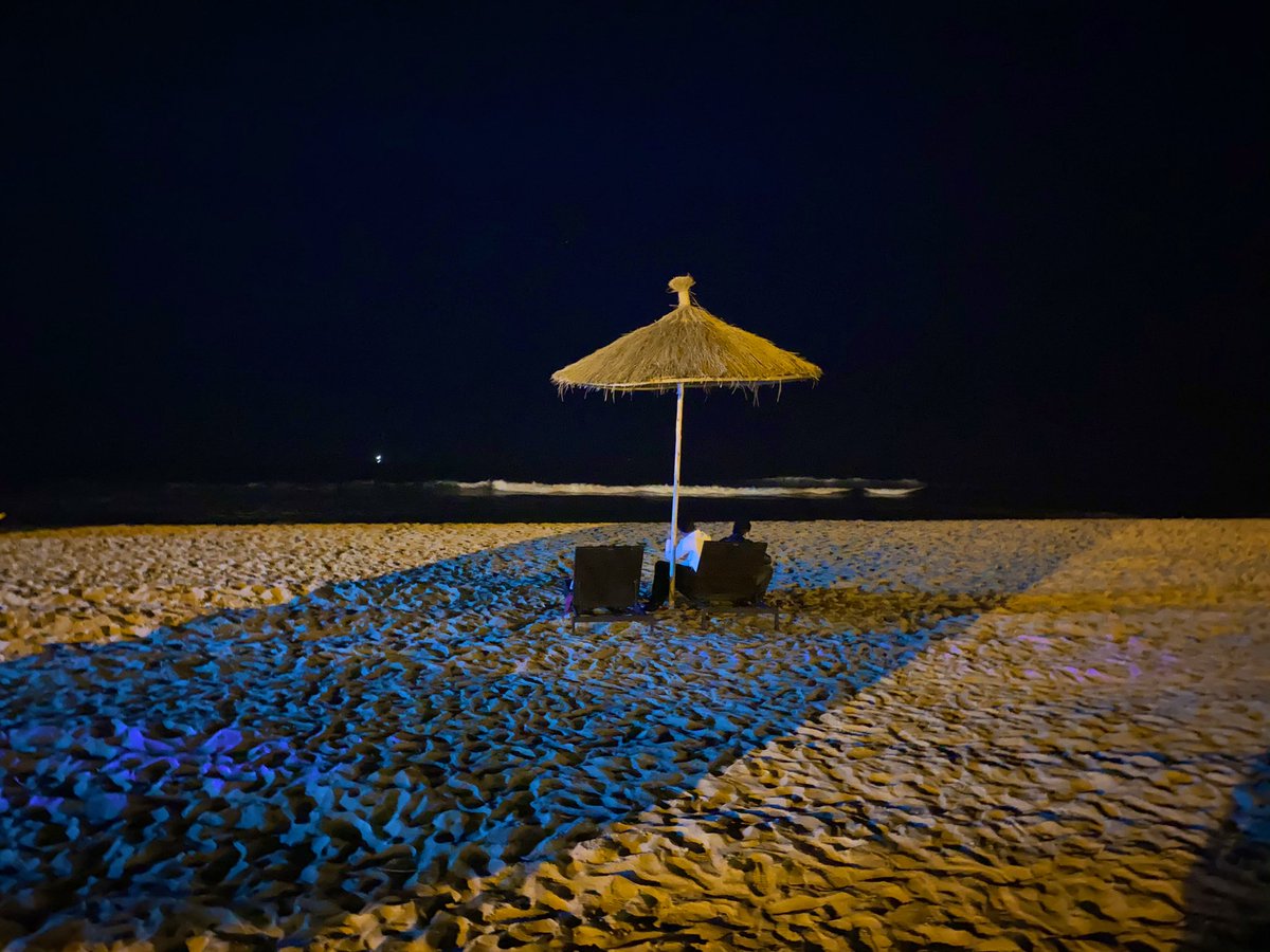 While the cultural program is still going on, kids wanted to chill-out in the sand and hammock!!  #EcoretreatOdisha  #Odisha  #Konark – bei  Ramachandi Beach