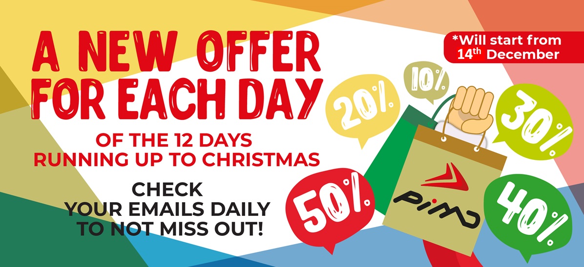 12 Days of Christmas Offers Starting Soon 🎄😃😊🎅🎁 - eepurl.com/hluX_5