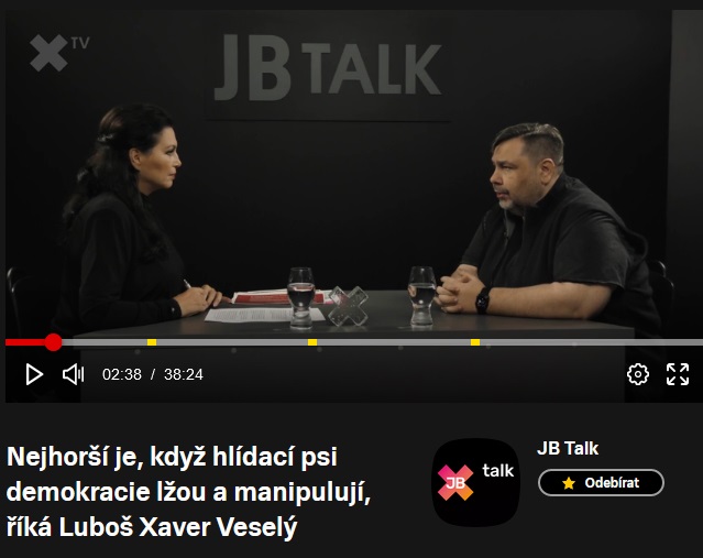 vojber's tweet image. Jana Bobošíková končí v XTV a na rozloučenou účtuje s Pirátem Bartošem, co by prý o něm "nemělo zapadnout". No, z působení Bobo na XTV by určitě neměl zapadnout tento rozhovor s jejím chlebodárcem a vzorem Xaverem Veselým, když kandidoval do Rady ČT. Hotová učebnice žurnalistiky