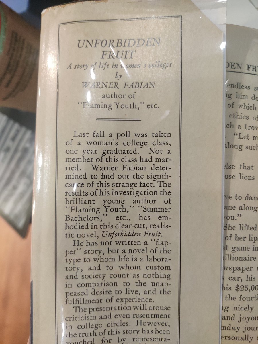 the author who also wrote the books "flaming youth" and "summer bachelors" was confused why women in college didn't want to marry and then wrote a novel about the sexual deviancy he imagined was taking place
