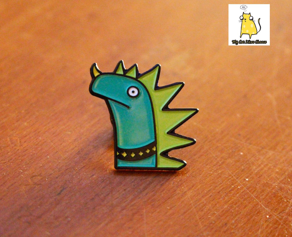 My Dinopunk enamel pin badge.

Available in my shop and online ( 🧀 See link in bio ☝️)

#stockingfiller #enamelbadge #pinbadge #christmasgifts #manchesterartist #onlinebusiness #supportlocalartists #afflecks_manchester