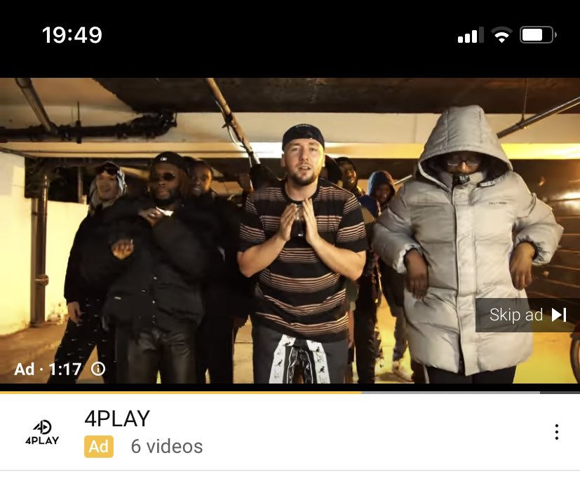 If anyone finds out who this rapper is in the ad I’ll PayPal £10 over to whoever finds out his name, never spent so much time trying to find out who this guy is 😞