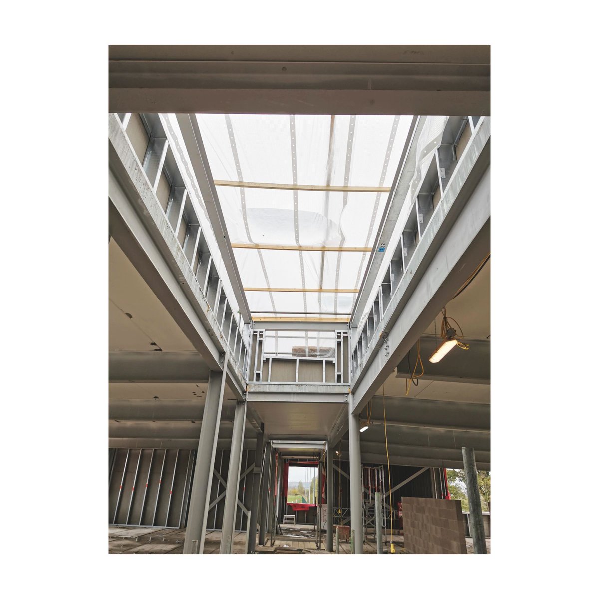 On site at our project for Melksham Oak School, Wiltshire. #FootprintArchitects