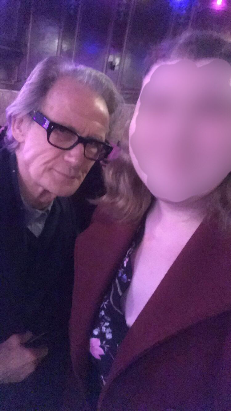 Happy birthday to my Bestie, bill nighy. Have a great day hun x 