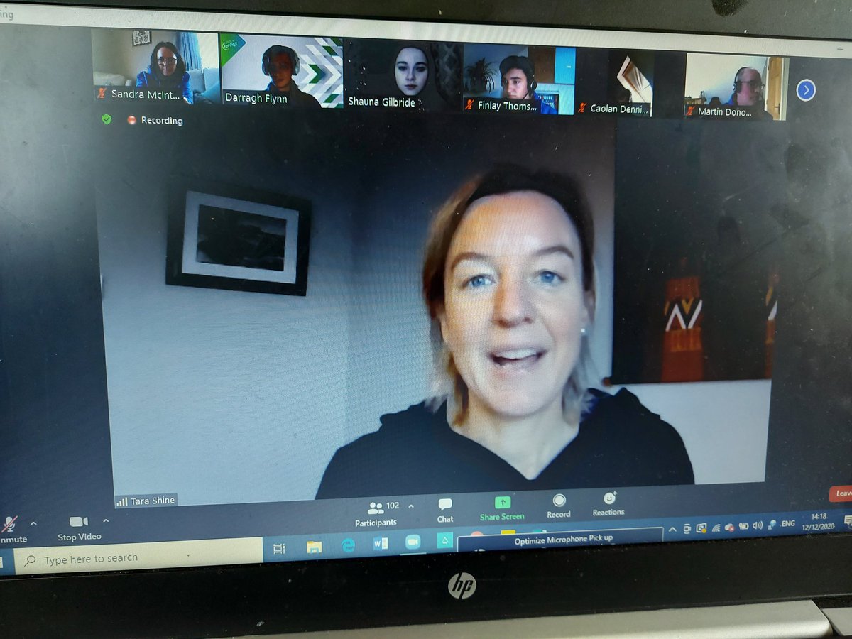 sandramcintrye's tweet photo. @shine_tara speaking about her experience and work in Climate Justice @Foroige #climatejusticeconference2020 #futureproofliving #weareforoige #ecollective https://t.co/3TgoqmSgFi