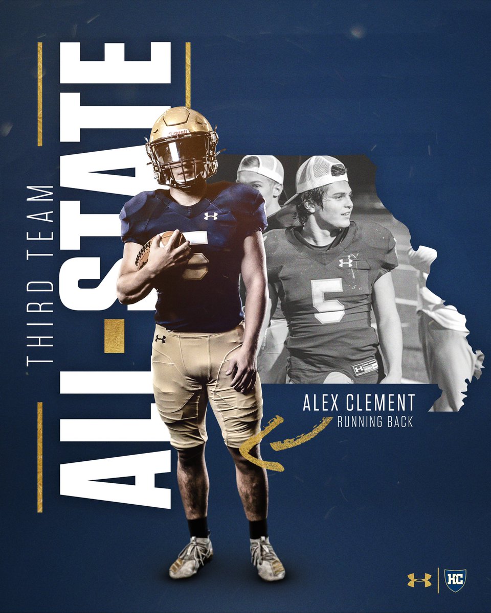 Congratulations to Alex Clement on being named Third Team All-State Running Back!