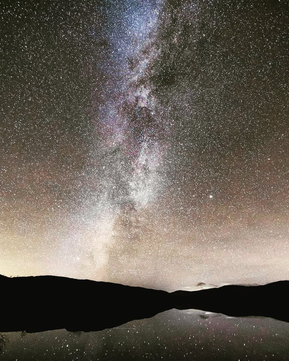 The Milky Way over Clatteringshaws Loch.