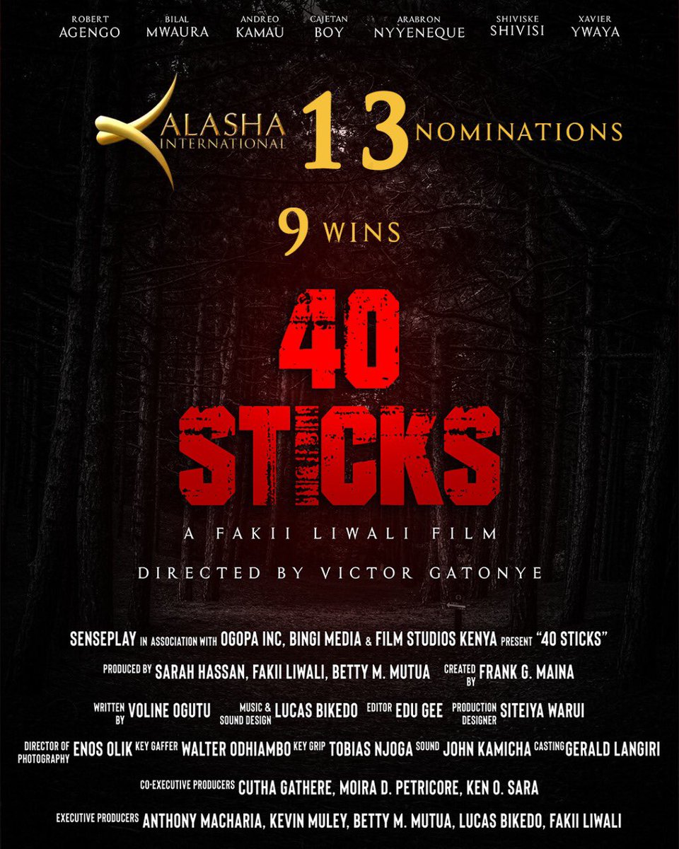 Fakii's tweet photo. 13 Nominations, and we Bagged 9 Awards... God!!! #40Sticks #KalashaAwards2020 https://t.co/zYRP6IvsE6