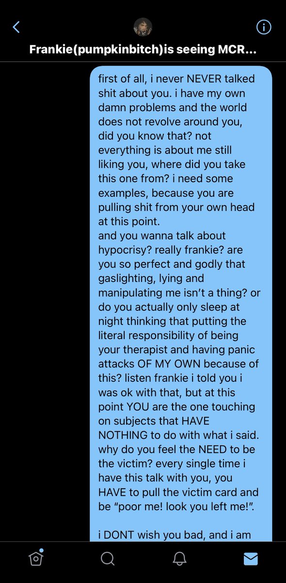 here is proof from the carrd situation. i snapped a bit and may have been a bit aggressive, only because i was incredibly fed up.