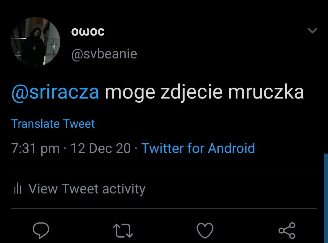 svbeanie's tweet photo. @sriracza ona nie zartuje https://t.co/avHDHI6TB4