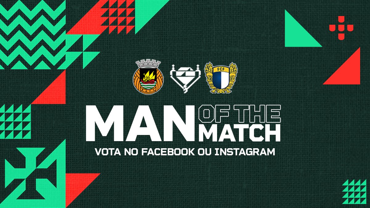 RioAve_FC's tweet photo. Já podes votar no Man of the Match deste #RAFCFCF ✅
Passa no nosso Facebook ou Instagram e deixa o teu voto!
#RAFCF #TaçadePortugal #muitonossosemigual https://t.co/2625V5YCAr