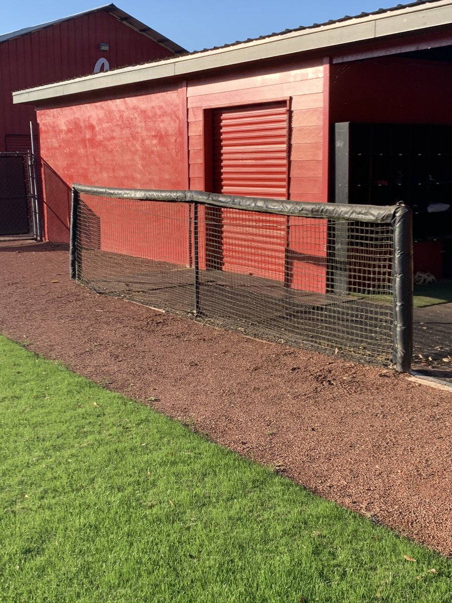 CHSBaseWarriors's tweet photo. Out with the old... in with the new! Phase 1 of the dugout fence renovation is complete! Custom padding on the way!
Huge shoutout to Mauldin and Cook for the fencing materials and for our great Cherokee Baseball parents for the install! #BTYFI https://t.co/DbAyJliD7Z