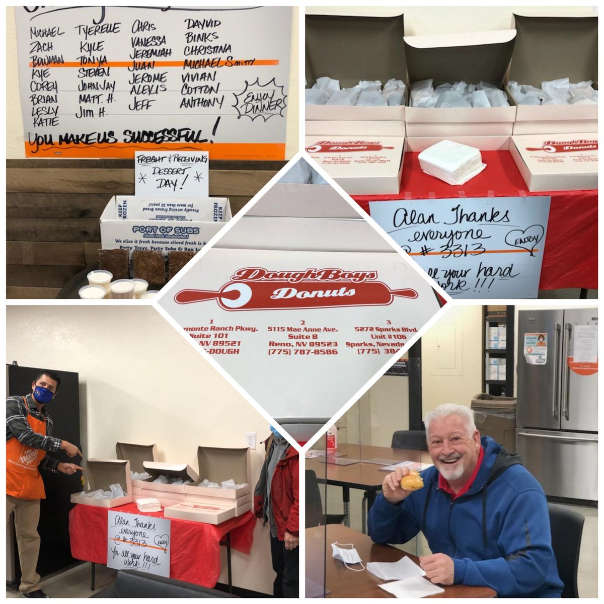 Supporting our Freight Team and thanking our associates for their hard work. #3313DreamTeam @pacnorthproud <a href="/Alan_3313/">Alan Lapasaran</a> @THD_SteveMitch