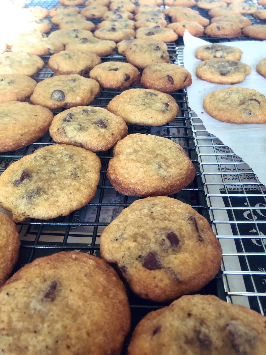 Cookie #12 is the one, the only, chocolate chip. They misbehaved a bit this year and weren’t cooking evenly, but I forgave them, as it’s 2020 and we’re all a little stressed.