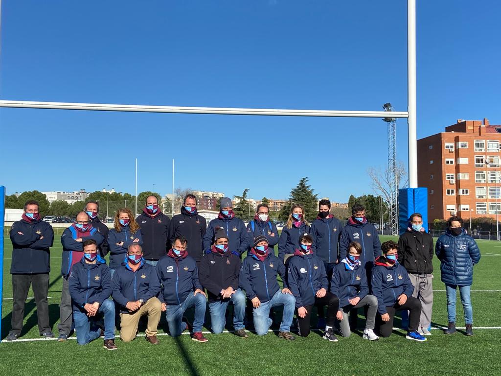 sanisidrorugby's tweet photo. Con este equipo nada podia salir mal. Gracias a @RugbyMadrid por la oportunidad y a @Rugby_Cisneros @iirugby @CRC_rugby @Rugby3C y @OsosdelPardo por cumplir protocolos y la paciencia. #rugbyseguro #fuencarralrugby #sanisi #fuencarral https://t.co/lhFsUZO0Cl
