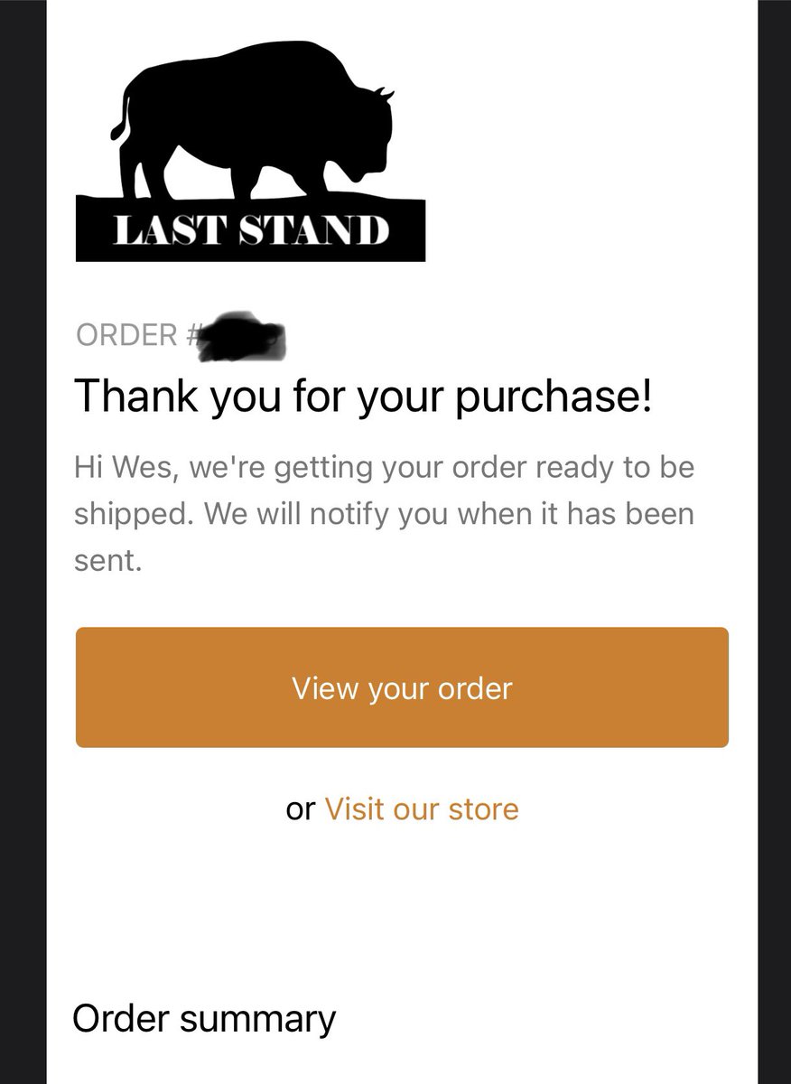 Just made my first @laststandhats purchase! Today is a great day to check them out if you haven’t yet as a portion of sales today goes to the Sergio and Angela Garcia foundation! Hook’em! @TheSergioGarcia https://t.co/o3ktc51Zv4