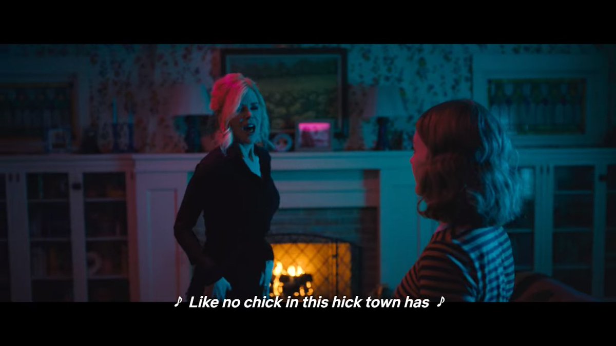 Anyway Nicole Kidman is teaching Emma how to have confidence while the house is suddenly full of Bi Lighting and it's wild how this STILL feels incredibly straight.