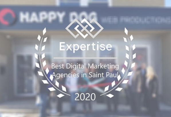 hdwebpros's tweet photo. ICYMI: Happy Dog named to Top 15 Digital Marketing Agencies in St. Paul by @ExpertiseLocal https://t.co/O5JR4cJj4N