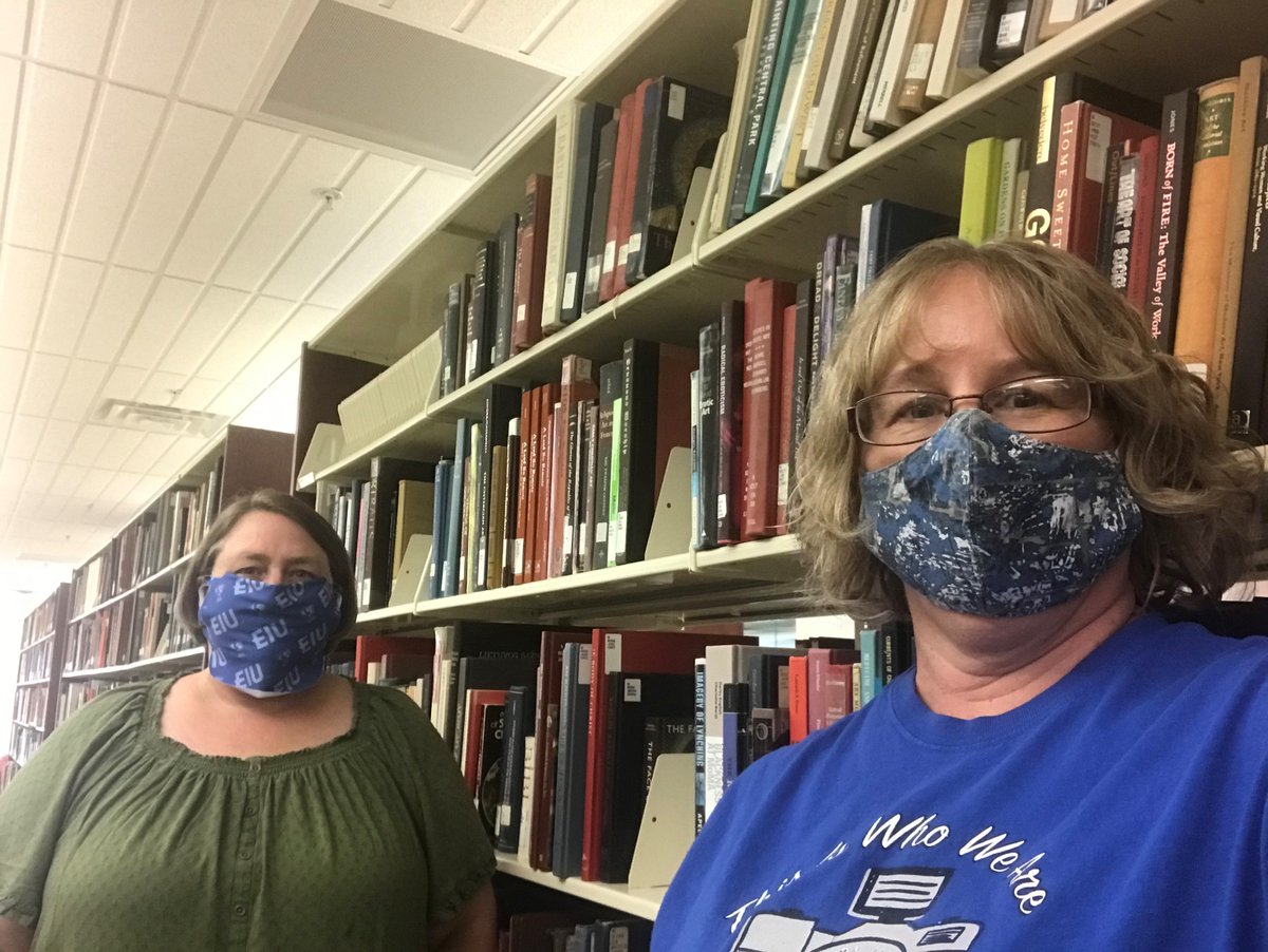 BoothLibrary's tweet photo. Hey, Panthers! Take a photo of yourself wearing a mask in Booth Library & post it on Facebook, Twitter or Instagram for your chance to win an Amazon gift card! Be sure to tag us with #BoothLibrary. @EIUOISS @LumpkinCollege @EIU_PKthru12GEd @eiu @boothreference @EIU_LASO @BoothBTC https://t.co/bnfVHew4cZ