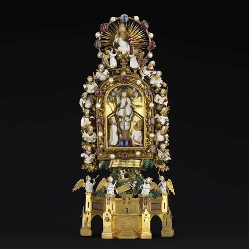 66. Holy Thorn ReliquaryThis reliquary houses a single thorn from the Crown of ThornsIt's impossible to know if it actually pierced the head of ChristBut this type of buckthorn still grows around Jerusalem