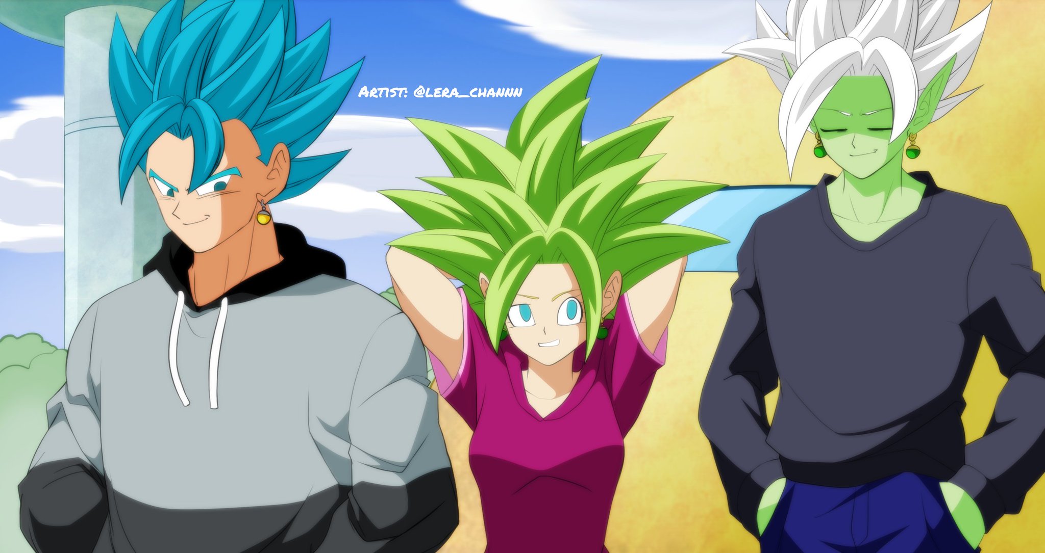 Lera ART (moved!) on X: Just Vegito, Kefla and Zamasu hanging out together  #DragonBallSuper t.coFeVuDG2CR4  X