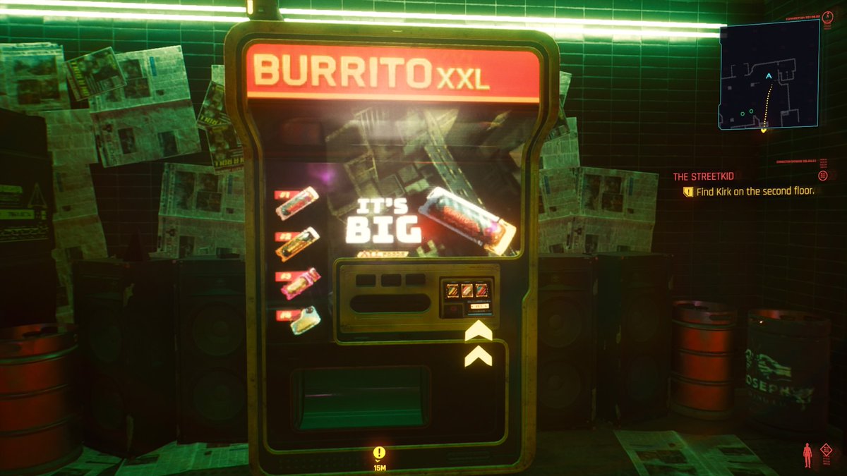 Already disappointed cuz the game won't let me buy a BurritoXXL from this machine. #PS4share