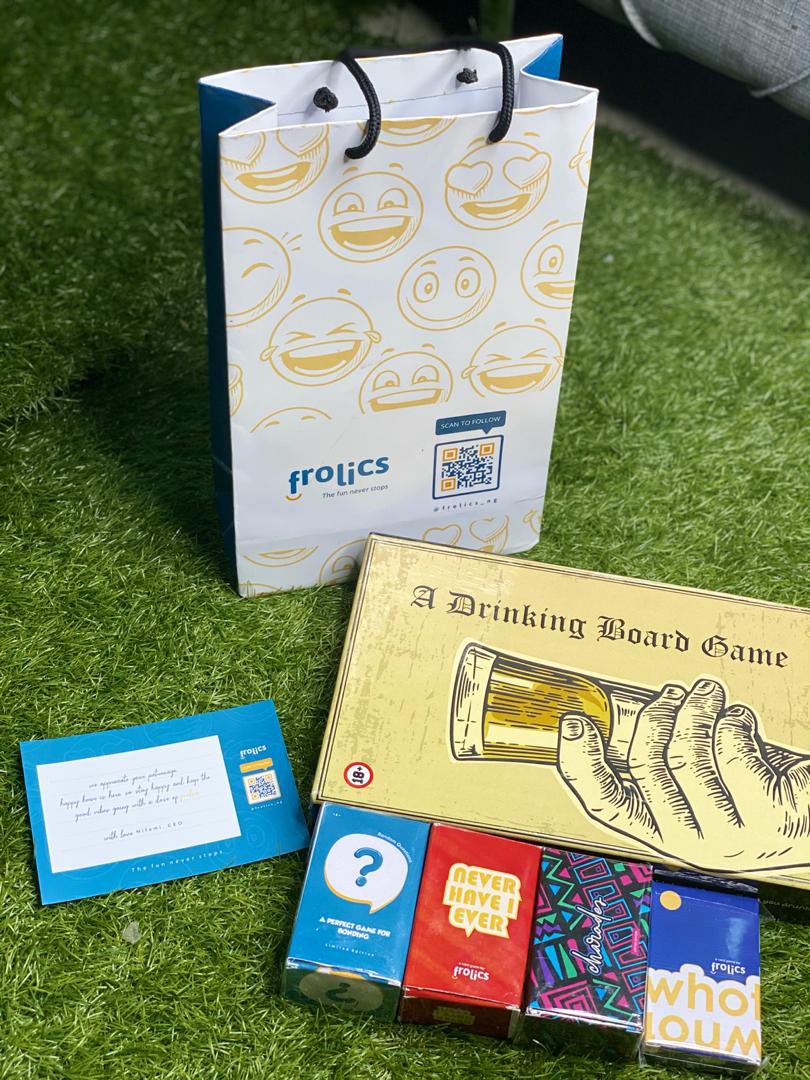 frolics_ng's tweet photo. If you are organizing a party, hangout or games night. These are perfect games to engage your guest. Every game here hits differently especially with mature minds. Please retweet my customer might be on your TL🙏🏾. https://t.co/6H7uTQtfhy