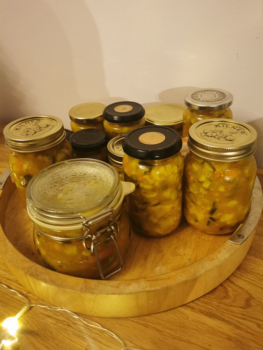 I love this Piccalilli, recipe tweaked over the tears. I even used cornflour I made from my glass gem corn