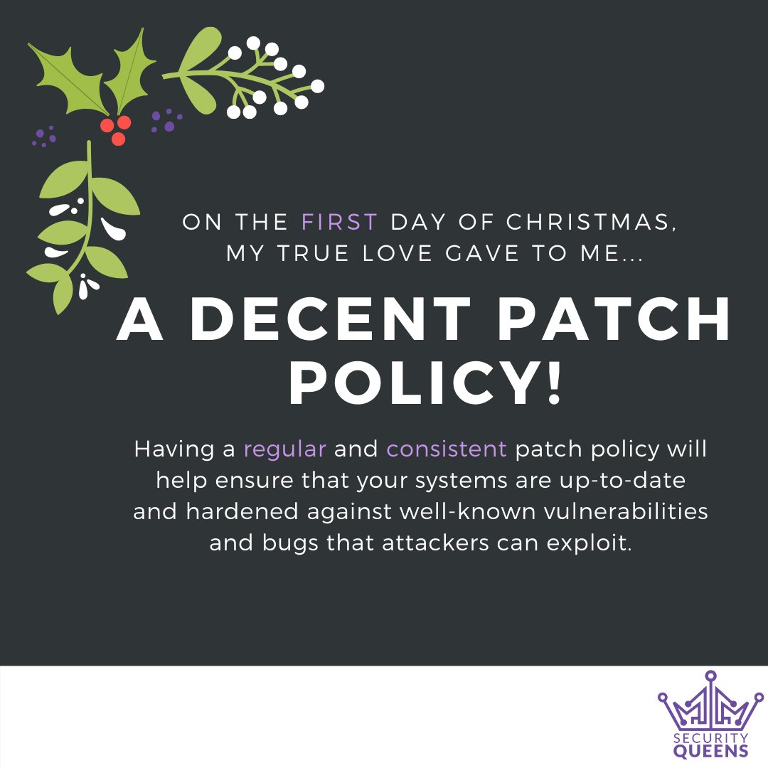 security_queens's tweet photo. #Day1 of #Hackmas π https://t.co/si0RPZEFsf