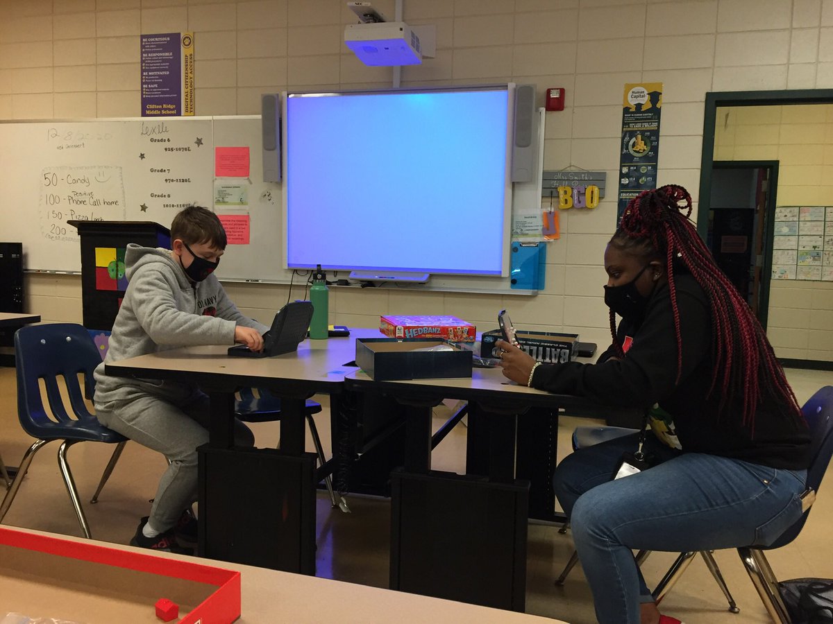 cliftonridge's tweet photo. Extra safety precautions were in place for yesterday’s semester celebration. Students with 0-2 behavior points were rewarded with special activities during connections. The activities included sports activities, movie rooms, computer games, board games, and a music/hangout spot. https://t.co/2KoDq3sUU1