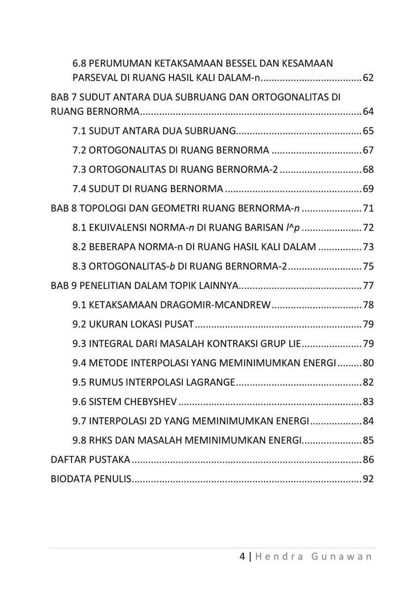 hgunawan82's tweet photo. To be printed soon (in Indonesian).
“Topik dalam Analisis Fourier dan Analisis Fungsional” https://t.co/4dj8SY2v4B