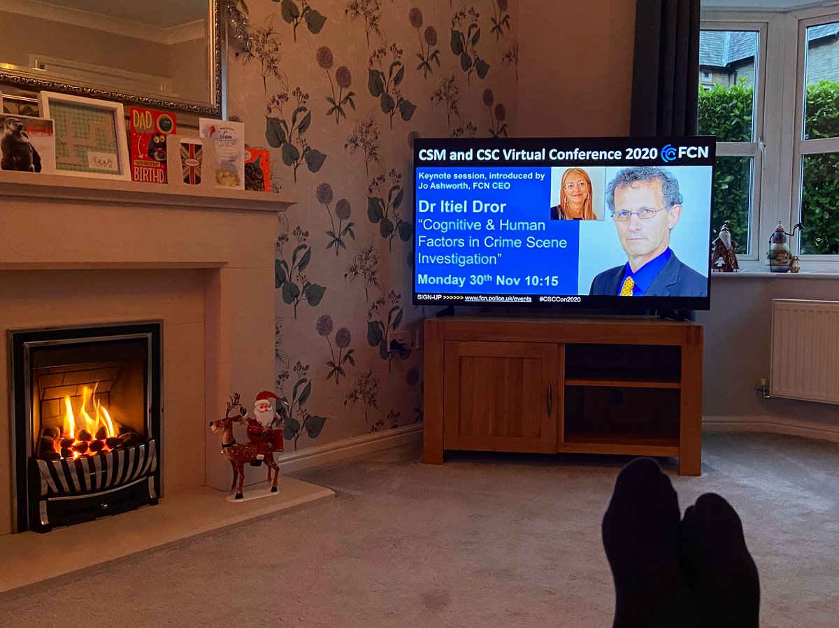 RSSS_PeteArnold's tweet photo. Finally catching up on #CSCCon2020, starting off with @Joashworth followed by Dr Itiel Dror talking about Cognitive & Human Factors in Crime Scene Investigation. Oh and @CSIDorset just popped up too! https://t.co/FxJCl87R2g
