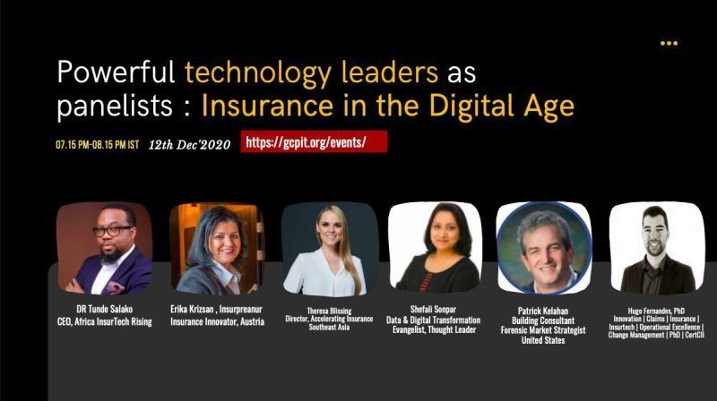 InsuranceEleph1's tweet photo. 🐘I very much enjoyed participating with this fine panel today, #GTS2020 , https://t.co/5B972o0VjX sharing perspectives on innovation in insurance, IoT, and 5G.
@Hugo_Emanuel_F
@ShefaliSonpar
@TheresaBlissing
#erikakriszan
#tundeosalako https://t.co/k3esftDRnE