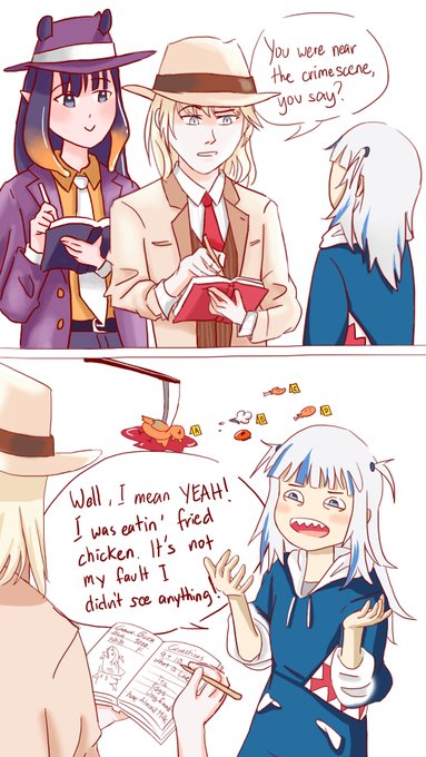 HoloEN X L.A. Noire
#ameliaRT  #inART  #gawrt feat takamori and kaicho 