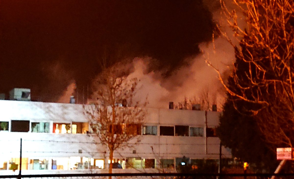 Gisteravond bij een melding brand industrie geweest in Hoorn.