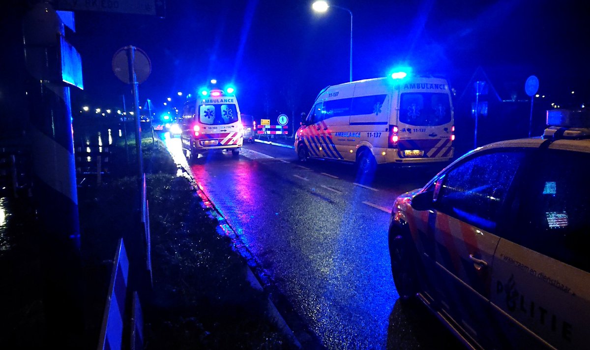 Daarna direct door naar een aanrijding in De Goorn.