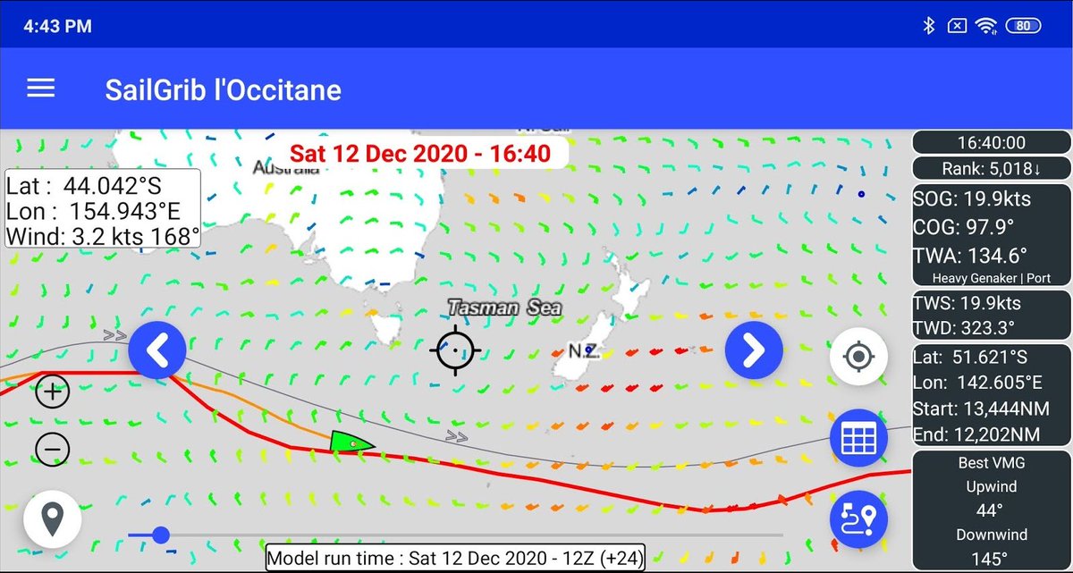 SailGrib tweet media