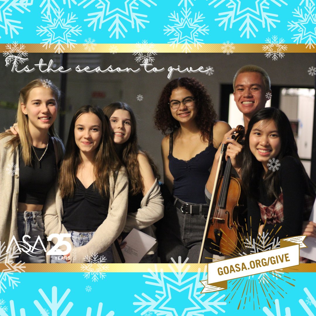azschoolforarts's tweet photo. During these unprecedented times, we reflect on the incredible strength and resilience of our @azschoolforarts students and community. This holiday season, please consider making a one-time or recurring donation to ASA at https://t.co/ny5Up6RBqc. #SupportASA #ArtsandSmarts https://t.co/a4uAuiNJVK