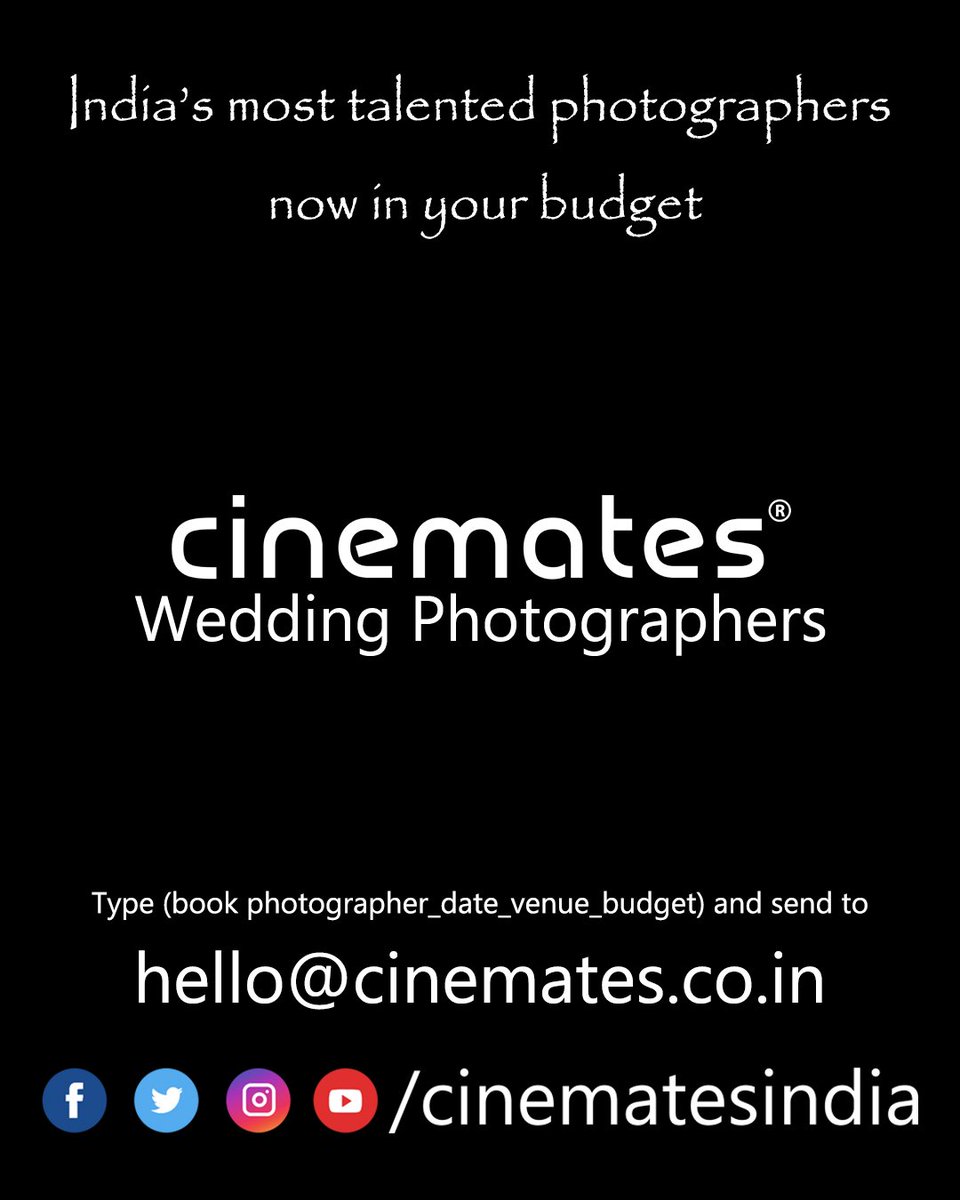 IndoreTalk's tweet photo. But the greatest gift you'll ever get, A gift from heaven above, Is love forever, ending never, Everlasting love.

Capture your lifetime moments with Cinemates

#Cinemates #CinematesIndia #PreWedding #CandidPhotography #WeddingPhotography #CandidPhoto #BestMoments @Cinematesindia https://t.co/oKHH2I5y7w