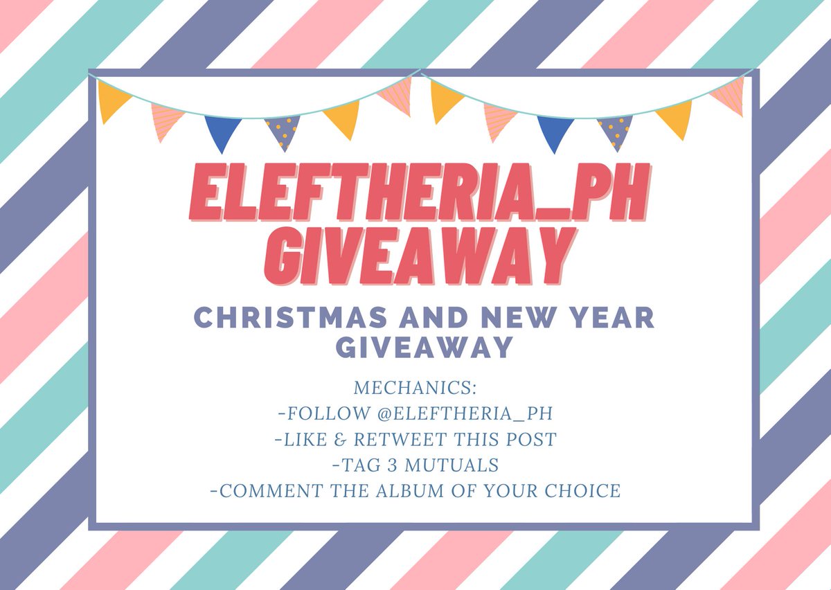 eleftheria_ph's tweet photo. ✨ELEFTHERIA_PH’s SECOND KPOP ALBUM GIVEAWAY✨ 

💚Follow the mechanics below to join! 
💚One person will win an album of his/her choice! 
💚GA will end on 01/31/21 ph only! 

#ERIAPH_GIVEAWAYS https://t.co/410l7503fs