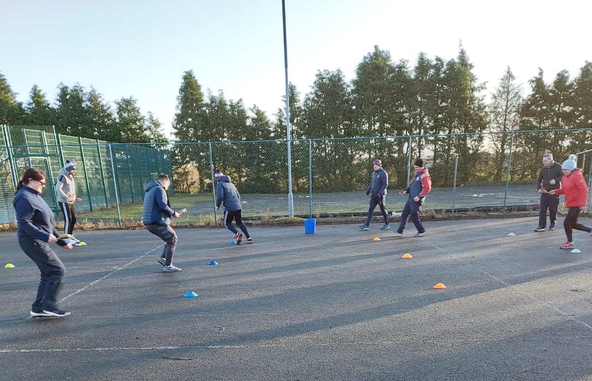 MonahanAl's tweet photo. Delighted to co-present the practical Foundation assessment with @raymondoharris and @JFly_20 for @FernsGAA  this morning. Brilliant group to work with. Hope ye all push on from here and embrace your coaching journey! #itshowyoumakethemfeel https://t.co/h5l2U6oI4k