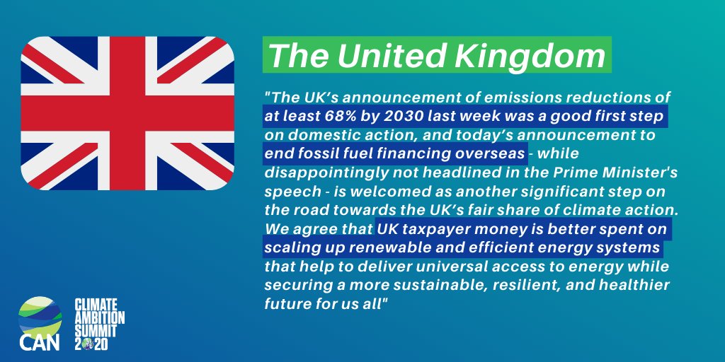 CAN reaction to UK announcement on fossil fuel financing, clean energy & £11.6bn in climate finance for developing countries:UK must find new sources of climate finance so it doesn't come at the expense of other vital ODA areas- @cat_pettengell  @bondngo https://twitter.com/CANIntl/status/1337742470365519875