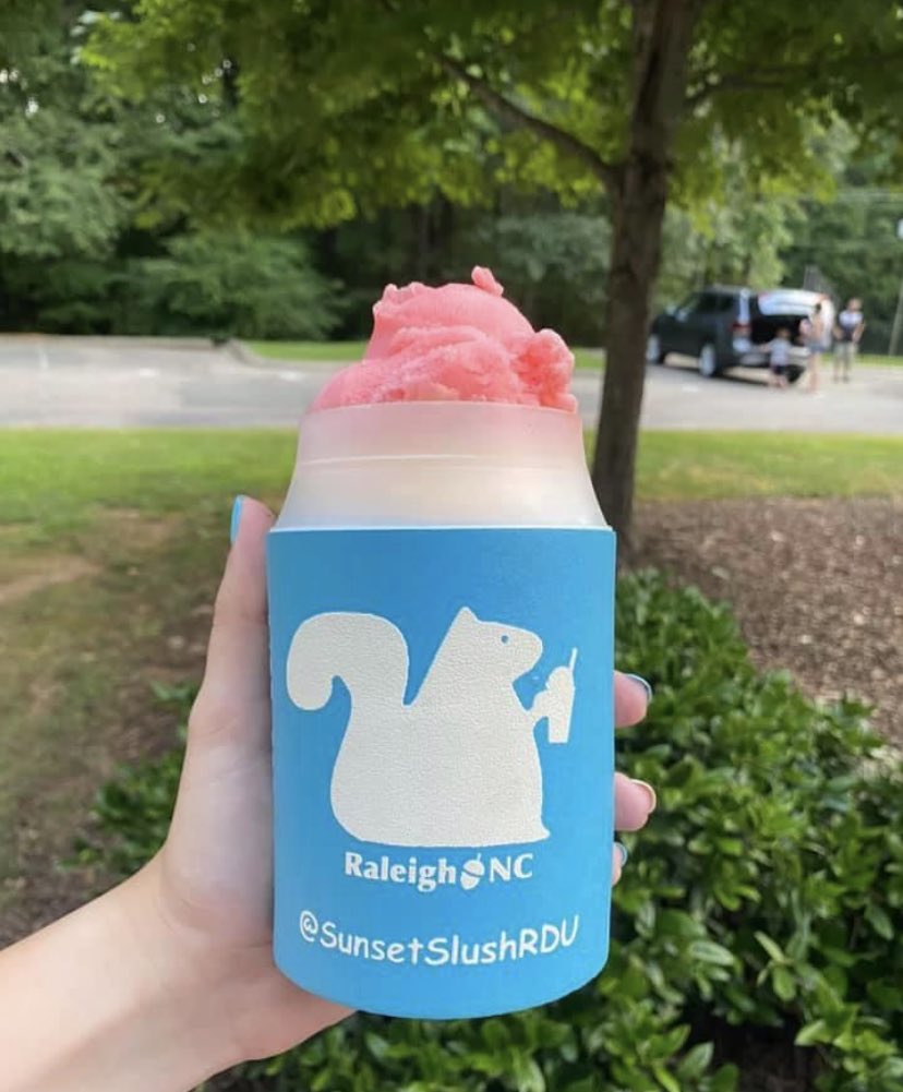 Looks like a fantastic NC fall day tomorrow!! A cart will be set up at the JCC this weekend 11-5!! This may be your last chance for Sunset Slush till 2021!! 😁✌️😆🍧😄💛😎 #sunsetslushrdu #sunsetslushraleigh #italianice