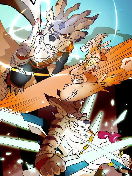 ワーガルルモンのtwitterイラスト検索結果