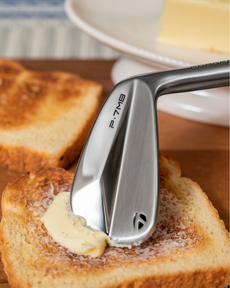 TaylorMadeCA's tweet image. No butter knife? We got you. 🧈

Learn more about the #P7MB irons: tmgolf.co/P7MB_ca